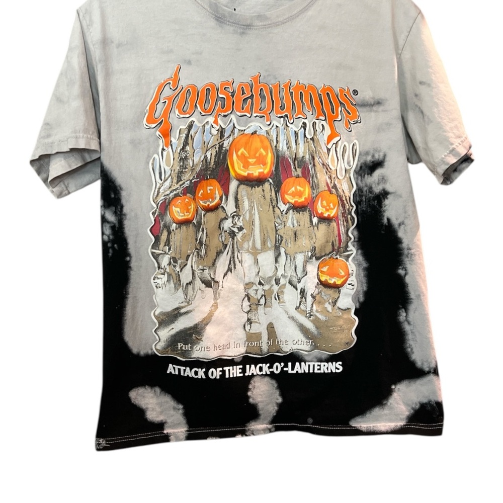 Disney Goosebumps Halloween Tee - Black and Gray
